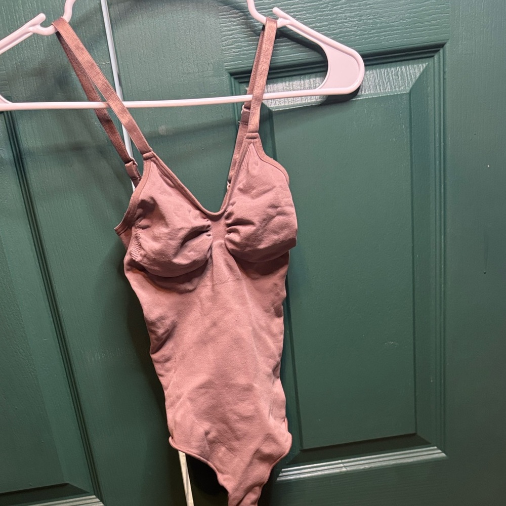 SKIMS Mauve Shapewear Bodysuit